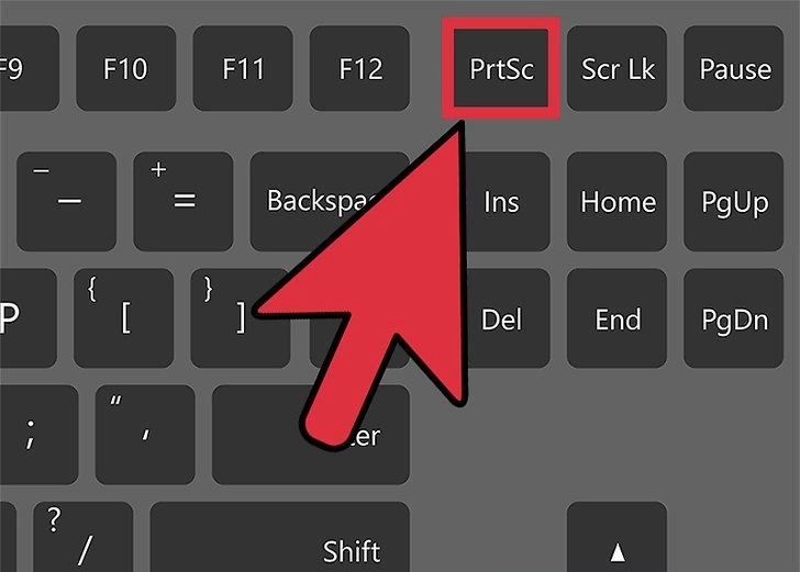 Bàn phím Windows với phím Print Screen